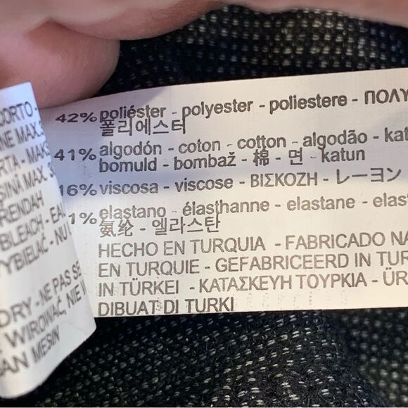 Zara Trafaluc Geometric Knit Shift Dress Size Large - Picture 6 of 9